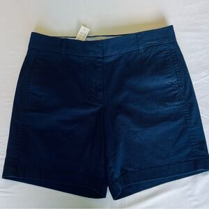 J. Crew Navy Shorts NWT size 6